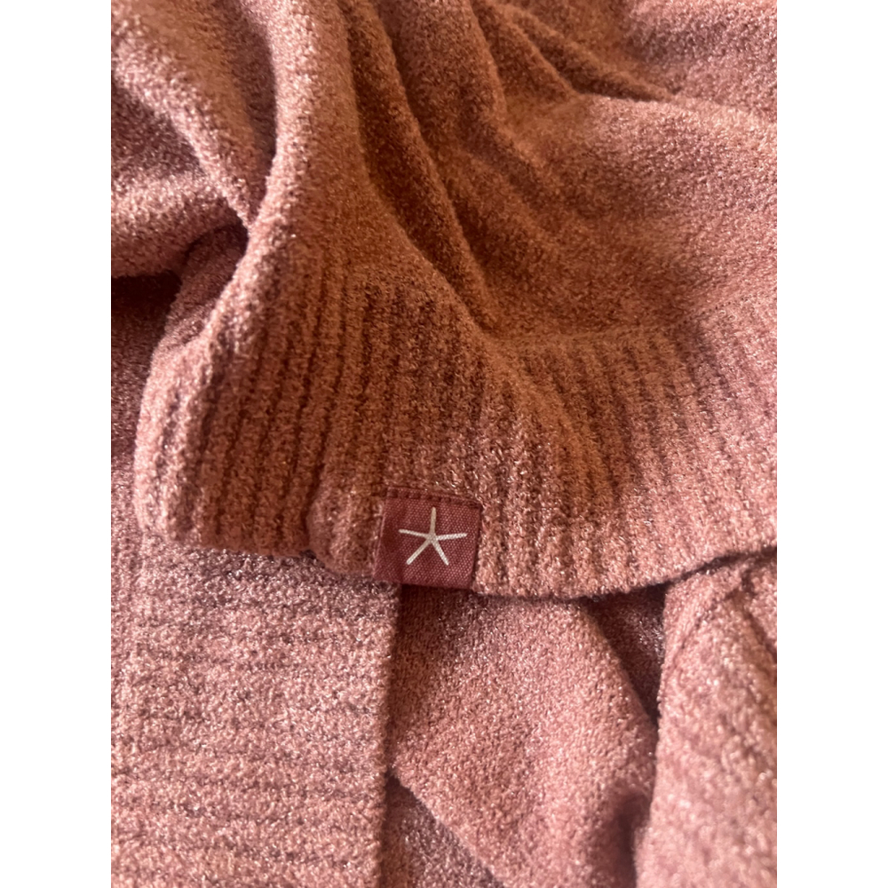 Women's Barefoot Dreams Pink CozyChic Ultra Lite Cardigan XS - Picture 3 of 5